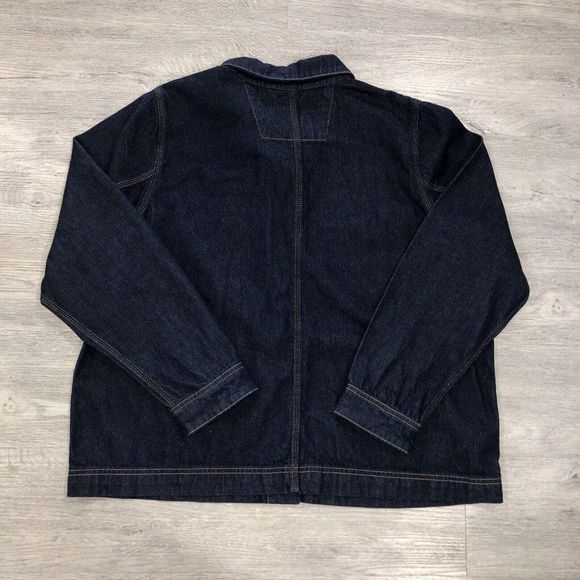 Carhartt Women's Chore Coat Rugged Flex Relaxed Fit Denim Jacket 2XL 105449 NWT - Picture 3 of 9